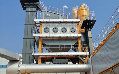 deal with overflow in asphalt mixing plant